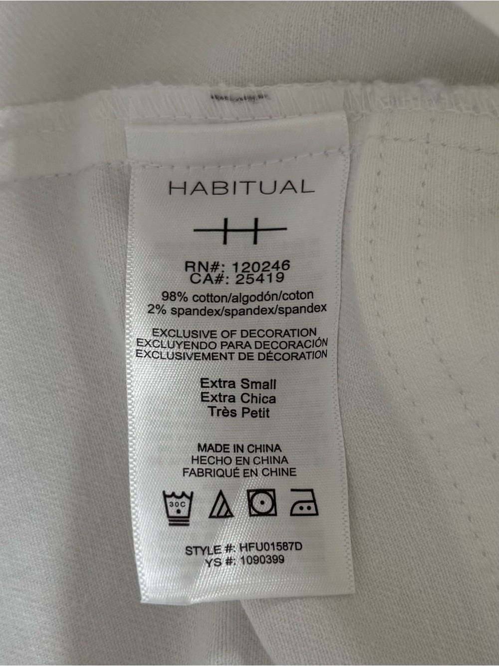 NWT Habitual White Denim Dress - Picture 11 of 11